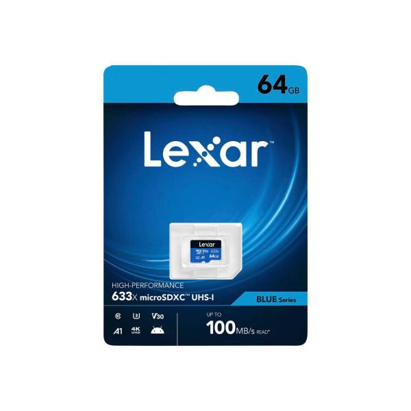 Microsd Card With Sd Adapter 64GB