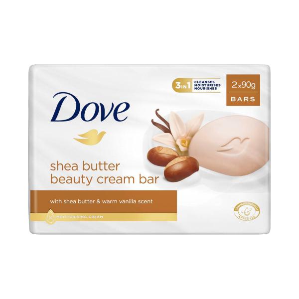 Beauty Bar Shea Butter 2 X 90g