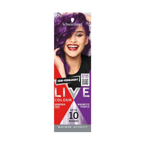 Live Colour Ultra Brights Magnetic Purple 75mL
