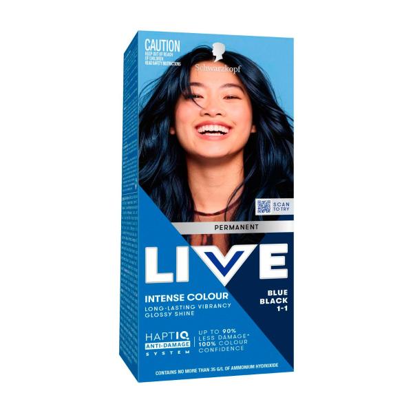 Live Colour Permanent 1.1 Blue Black