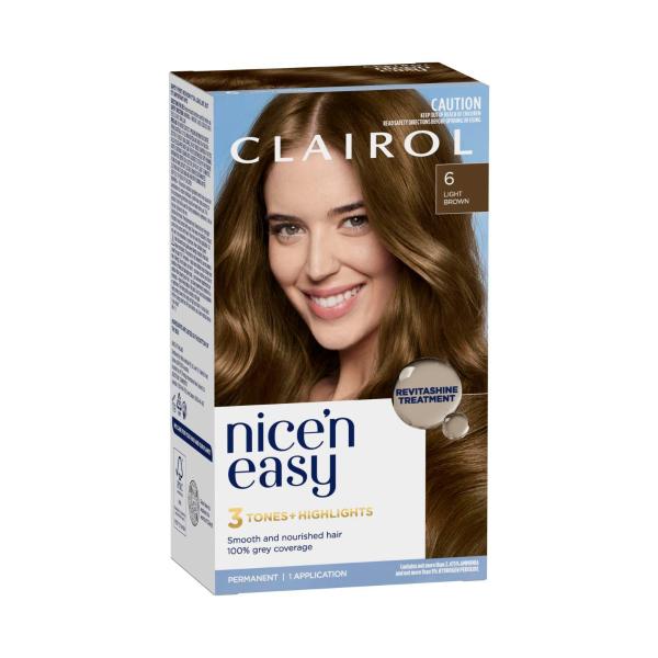 Nice 'n Easy 6 Natural Light Brown Permanent Hair Colour