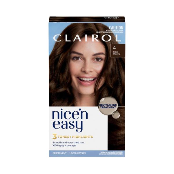 Nice 'n Easy 4 Natural Dark Brown Permanent Hair Colour