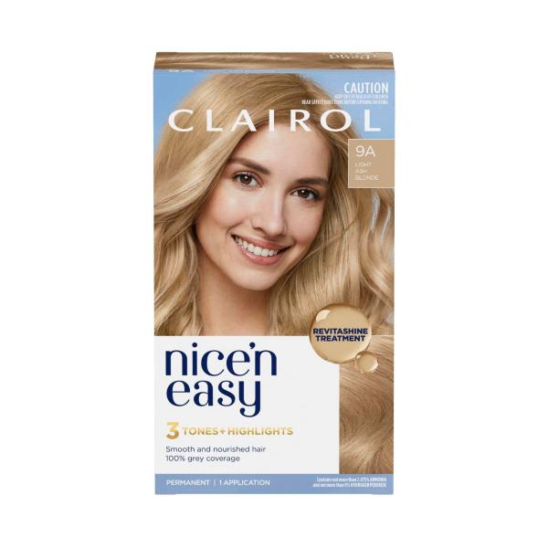 Nice 'n Easy 9a Natural Light Ash Blonde Permanent Hair Colour