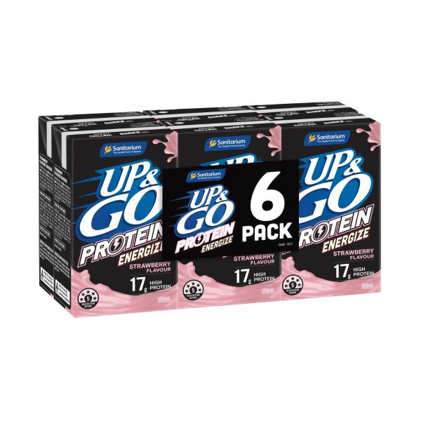 Up&go Protein Energize Liquid Breakfast Strawberry 6x250ml