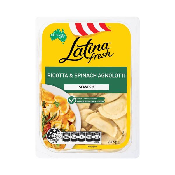 Fresh Spinach & Ricotta Agnolotti Pasta