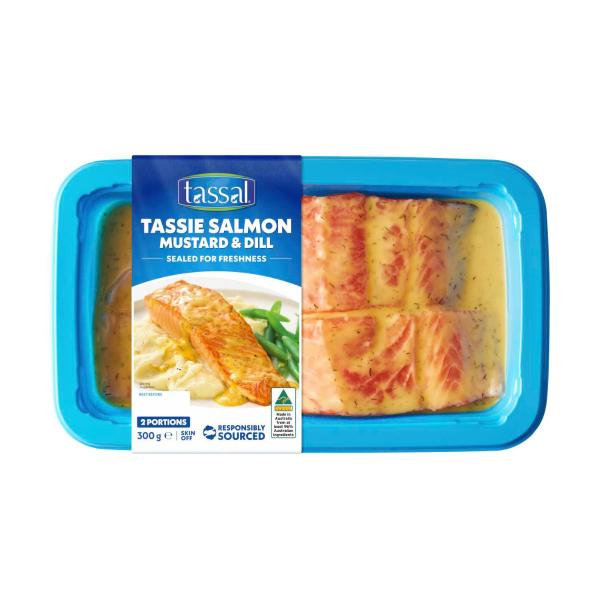 Salmon Portions Mustard And Dill