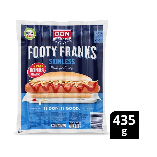 Footy Franks Skinless