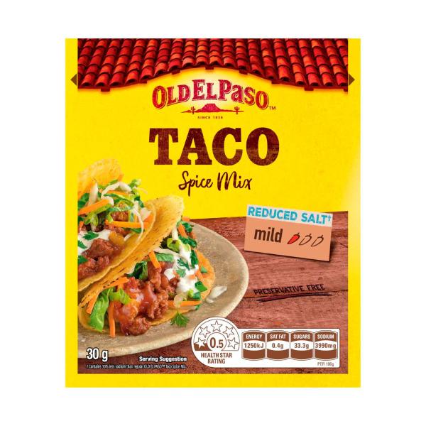 Reduced Salt Taco Spice Mix