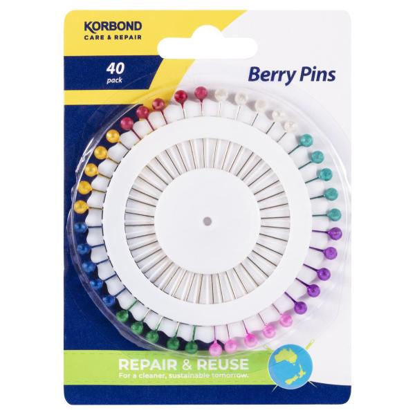 Plastic Tipped Berry Pins