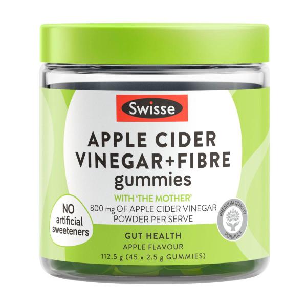 Apple Cider Vinegar + Fibre Gummies A Source Of Fibre