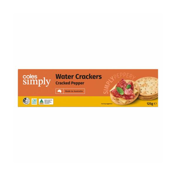 Cracked Pepper Water Crackers