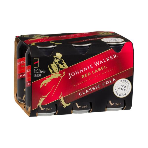 Red & Cola Can 375ml (6pack)