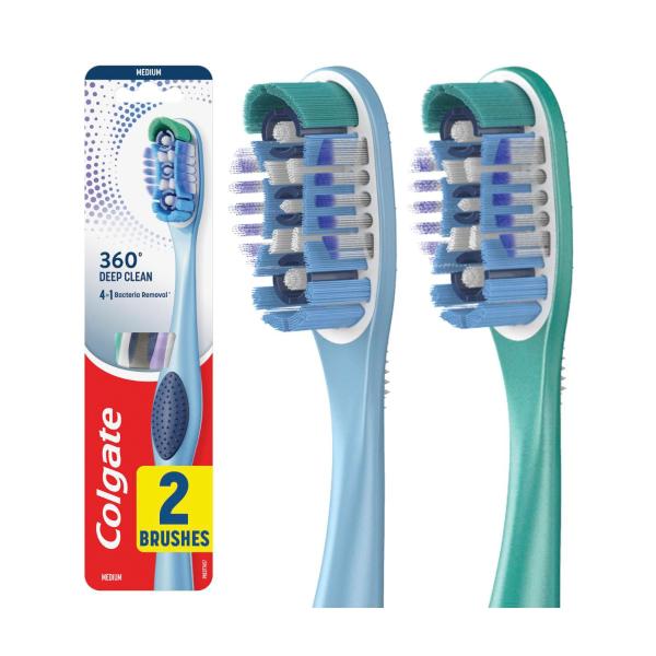 360 Deep Clean Medium Toothbrush