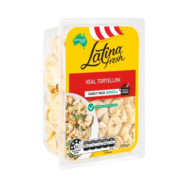 Fresh Veal Tortellini Pasta 4 Serve