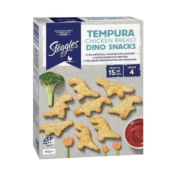 Frozen Tempura Chicken Breast Dino Snacks