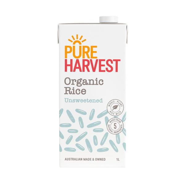 Organic Rice Unsweetened Long Life Milk Uht