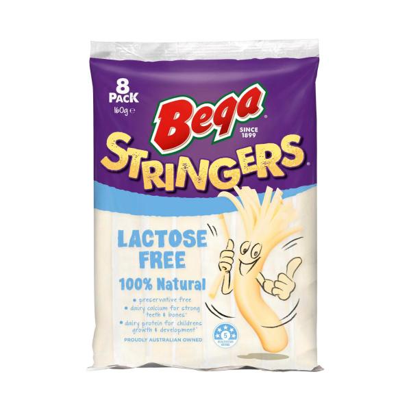 Cheese Stringers Lactose Free 8 Pack