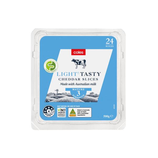 Tasty Light Cheese Slices 24 Pack