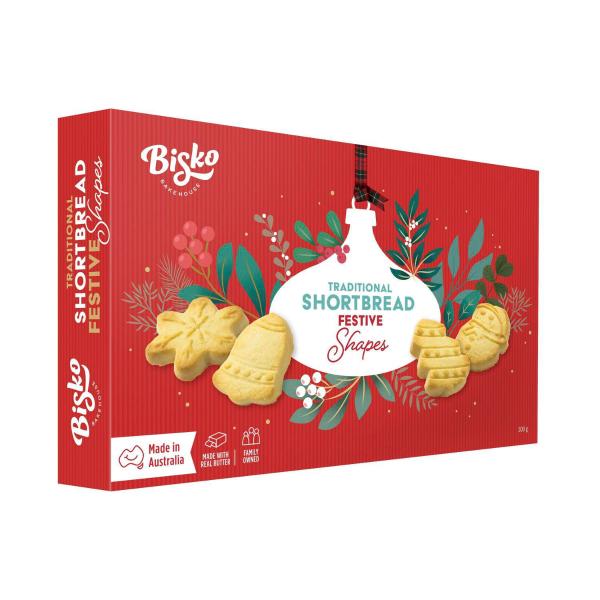 Butter Shortbread Festive Shapes