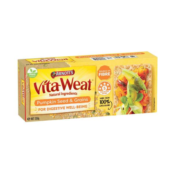 Vita-weat Pumpkin Seed & Mixed Grain Crispbread Crackers