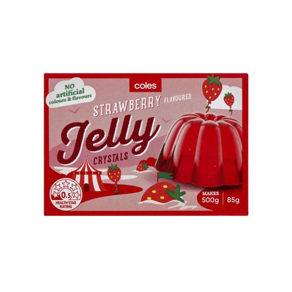 Strawberry Flavoured Jelly Crystals