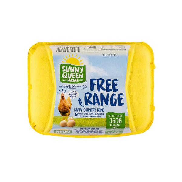 Free Range X Large Eggs 6 Pack