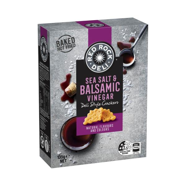 Sea Salt & Balsamic Deli Style Crackers