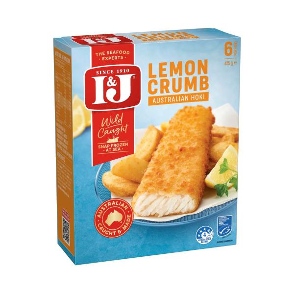 Lemon Crumbed Fish Fillets
