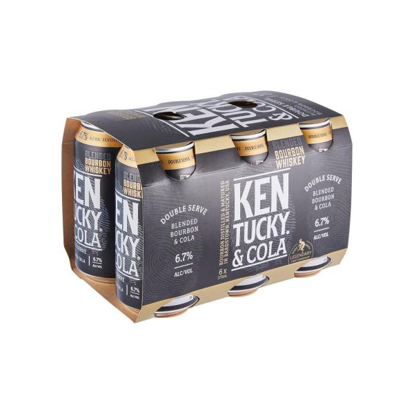 Bourbon Double Serve & Cola Can 375ml