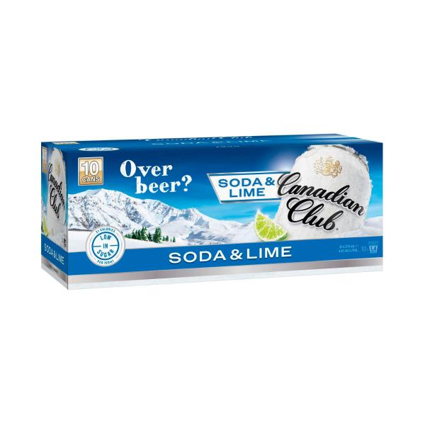Soda & Lime Can 375ml 10pk