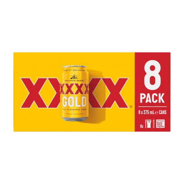 Gold 8pk Can 375ml