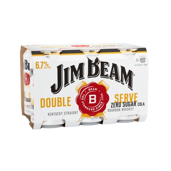 White Double Serve Zero 6.7% Can 375ml