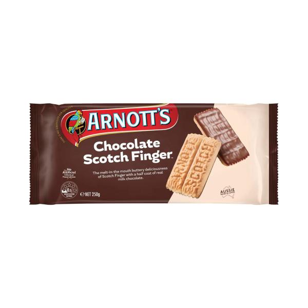 Chocolate Scotch Finger Half Coat Biscuits