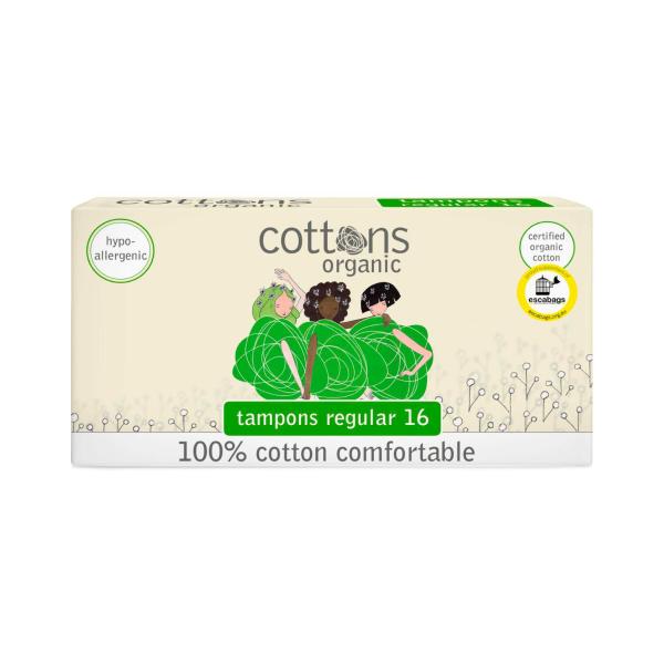 Regular 100% Cotton Tampons