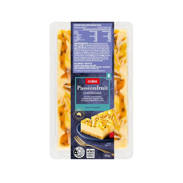 Passionfruit Cheesecake Bar