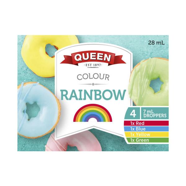Rainbow Food Colour 4 Pack