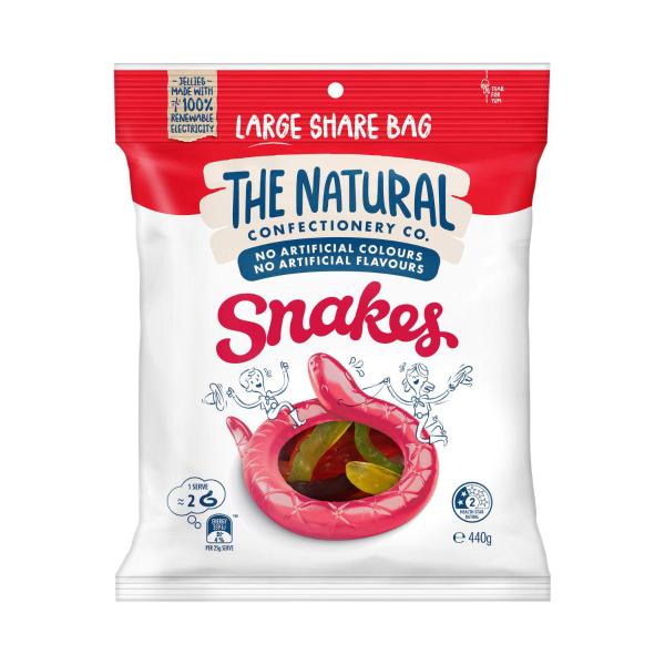 Snakes Lollies Value Share Bag