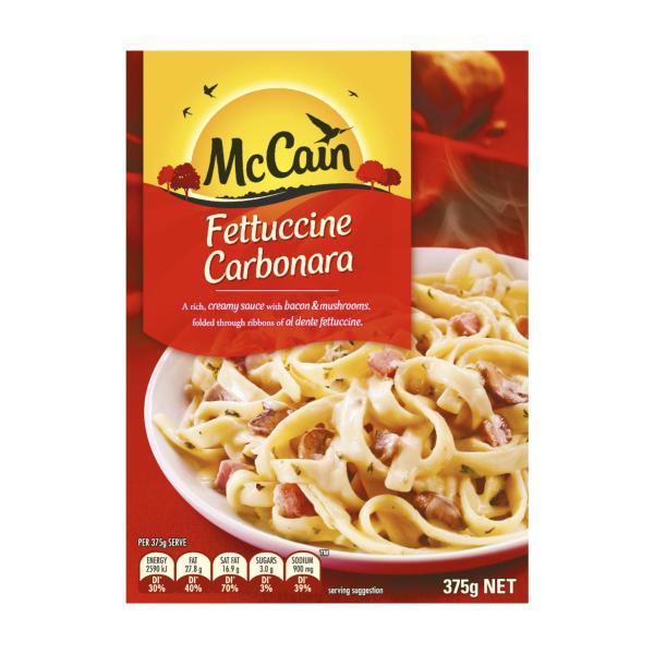 Red Box Tray Fettucine Carbonara
