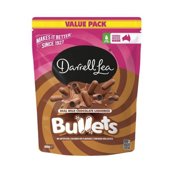 Milk Chocolate Liquorice Bullets