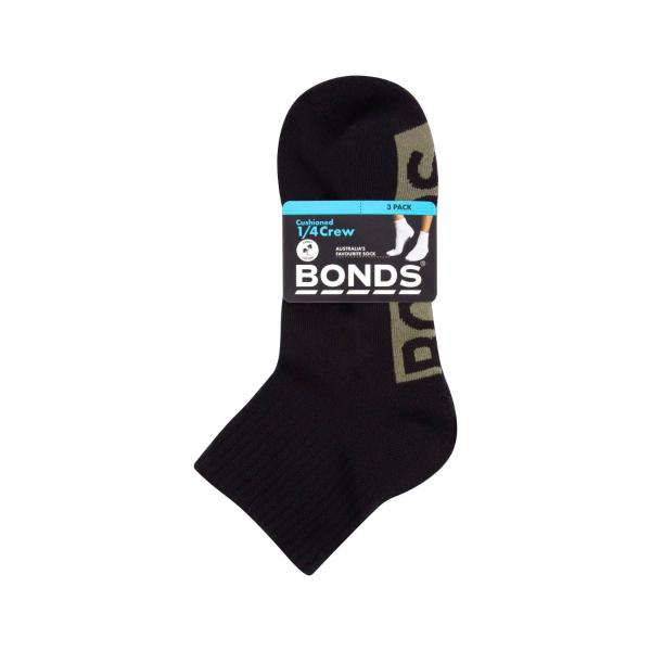 Mens Quarter Crew Logo Size 11+