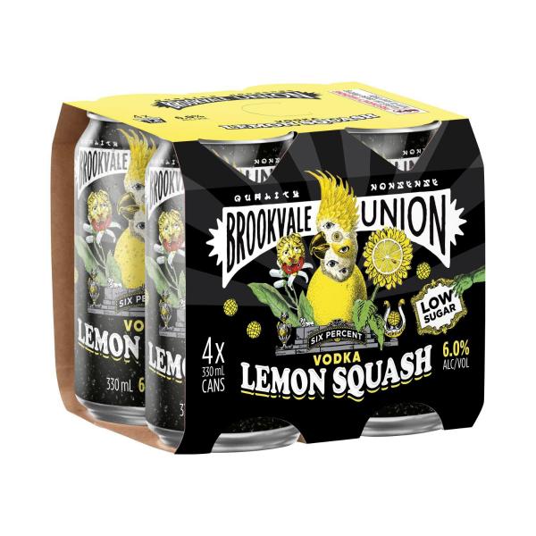 Vodka Lemon Squash Can 330ml