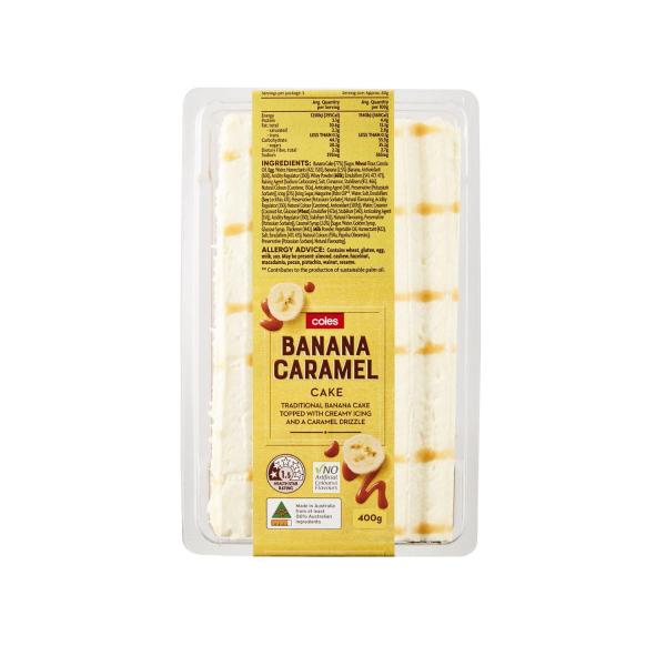 Banana Caramel Cake