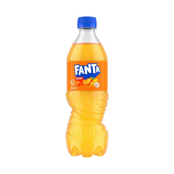 Orange Soft Drink Bottle