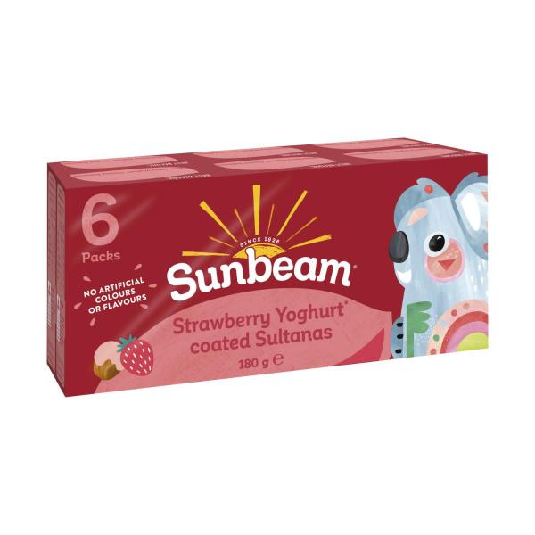Strawberry Yoghurt Covered Sultanas 30g