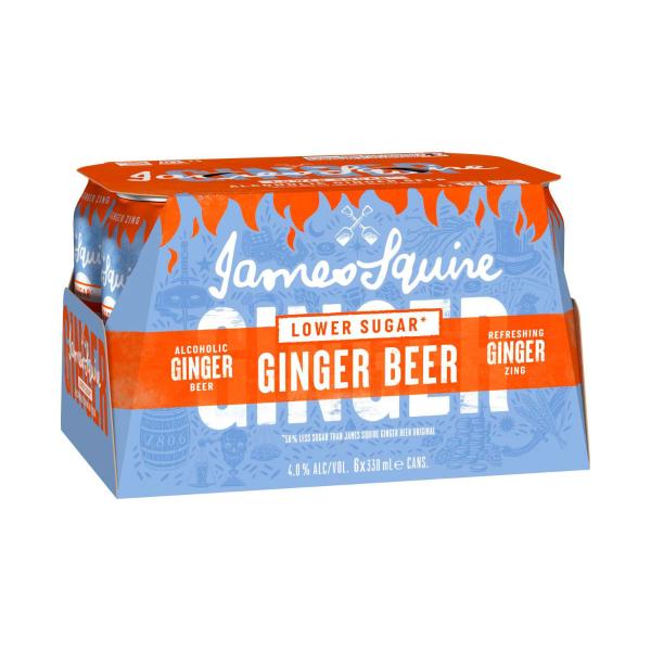 Ginger Beer Low Sugar Can 330ml