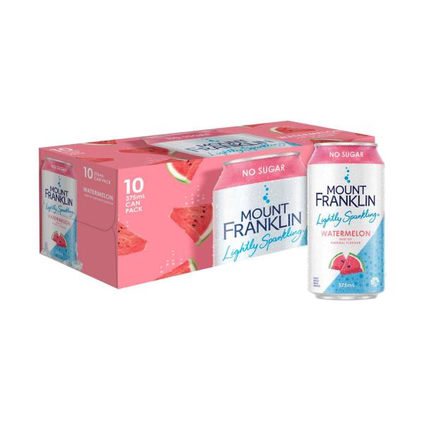 Lightly Sparkling Water Watermelon Multipack Cans 375ml