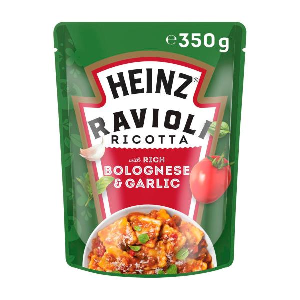 Ravioli Ricotta Pasta Meal With Rich Bolognese & Garlic
