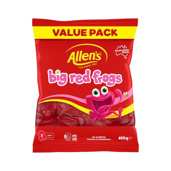 Lollies Big Red Frogs