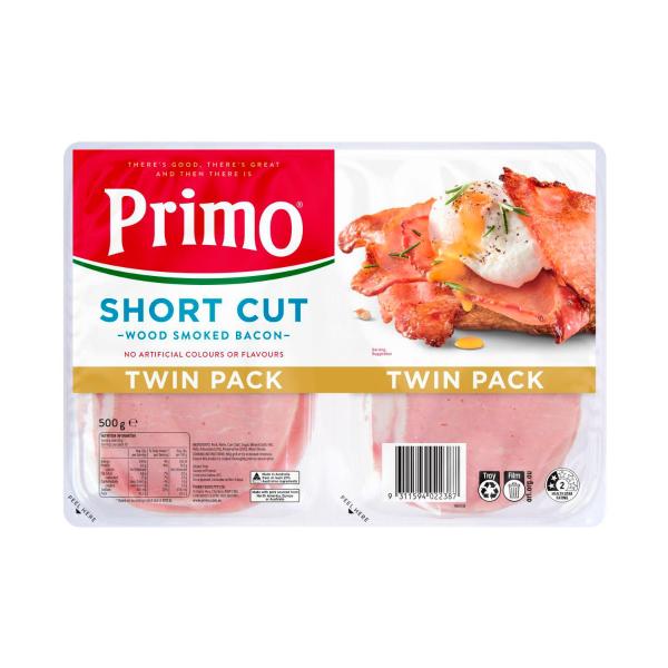 Short Cut Bacon Rindless