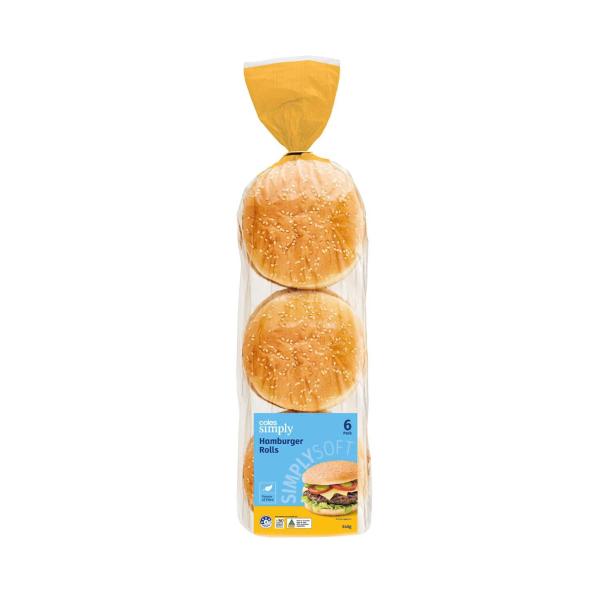 Hamburger Rolls 6 Pack